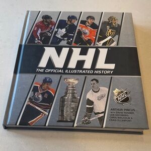 NHL Illustrated History Book - Silver and Black Cover
